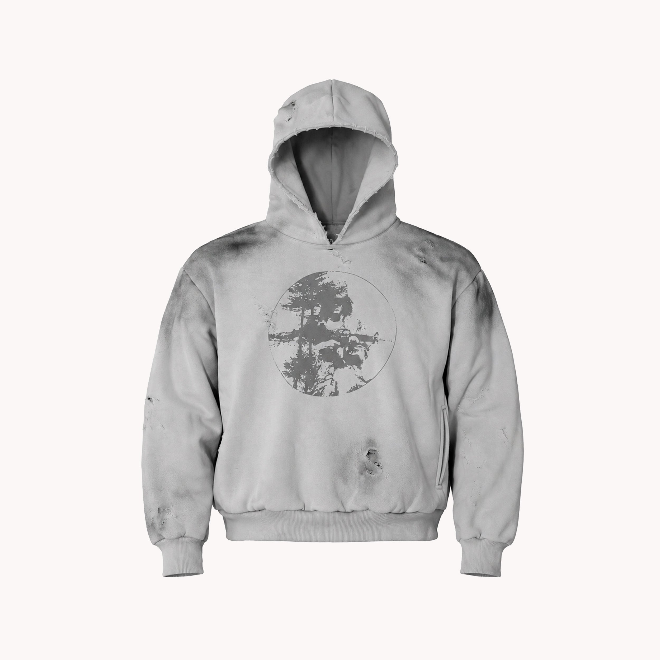 Hoodie "Trashed" Smoke
