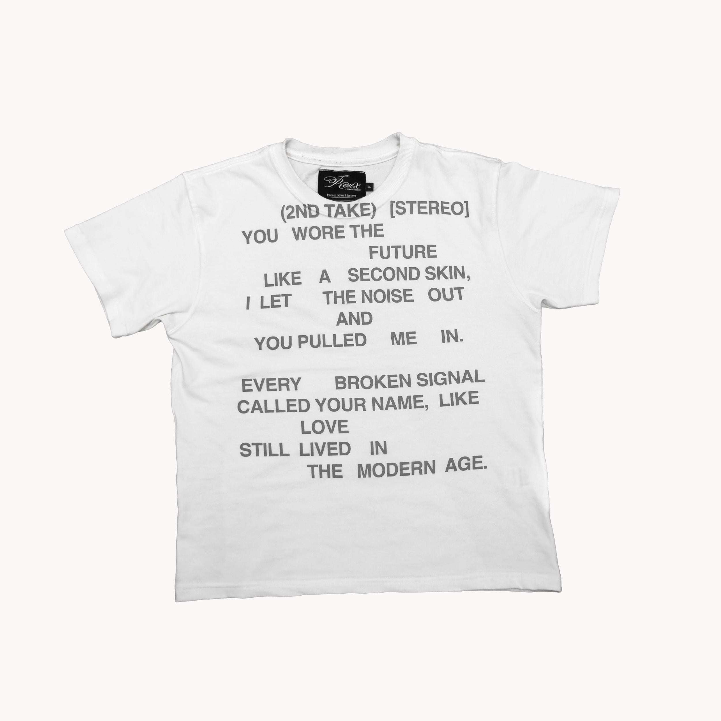 Camiseta "Junya Stereo" Branca