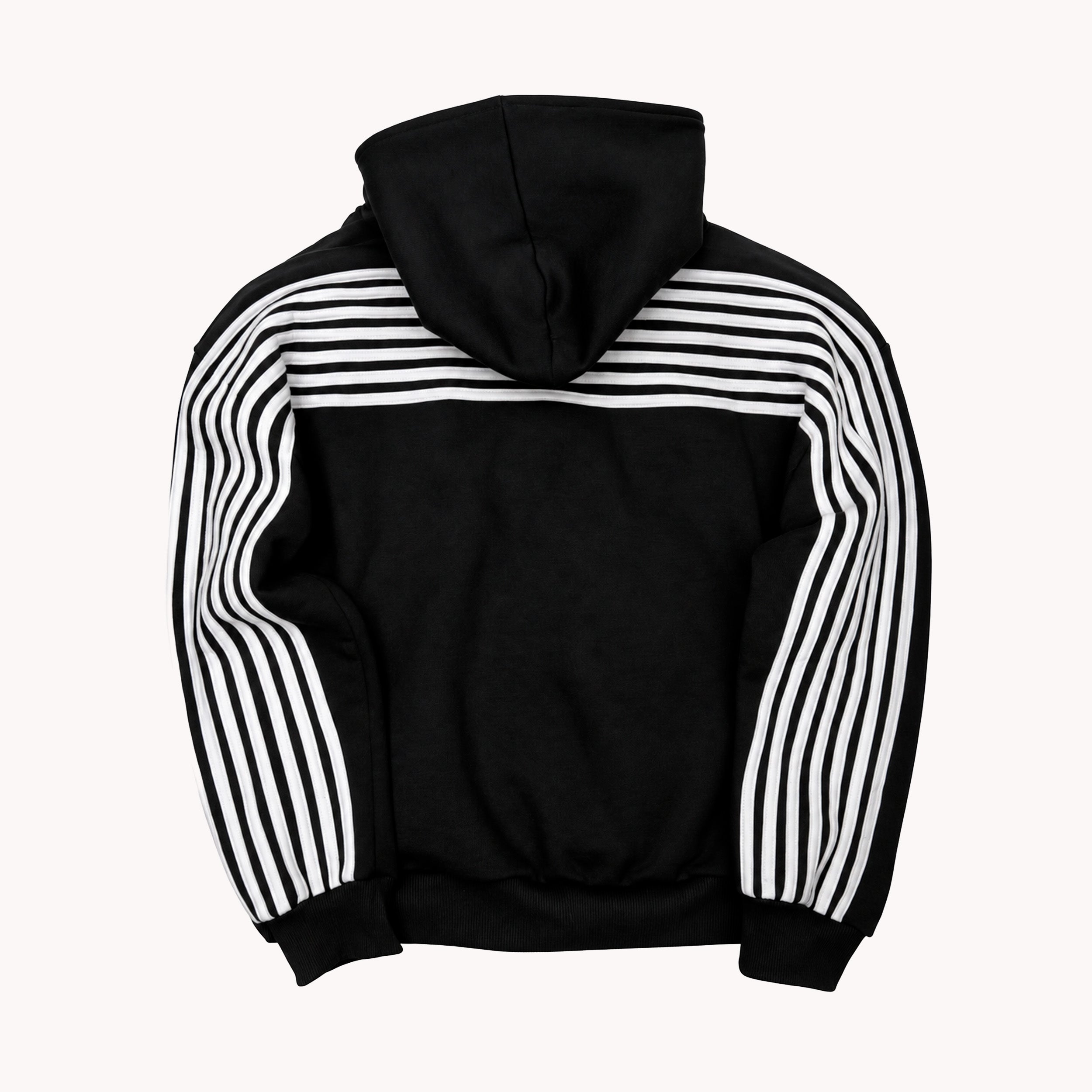 Zip-Hoodie "Seventh" Preto