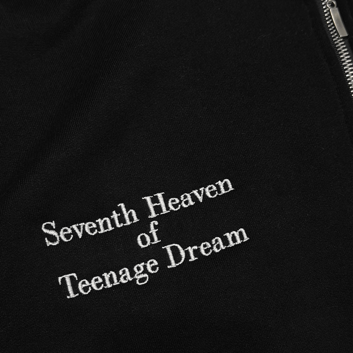 Zip-Hoodie "Seventh" Preto