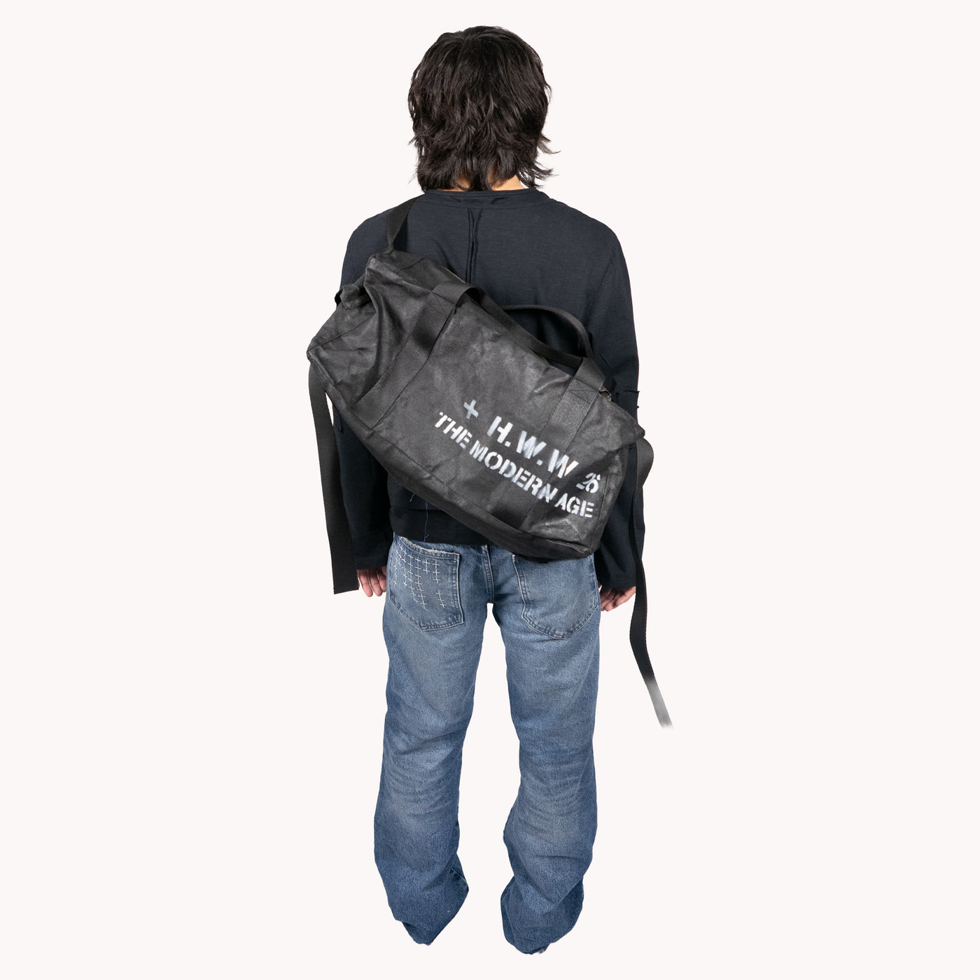 Duffle Bag "H.W.W." Preta