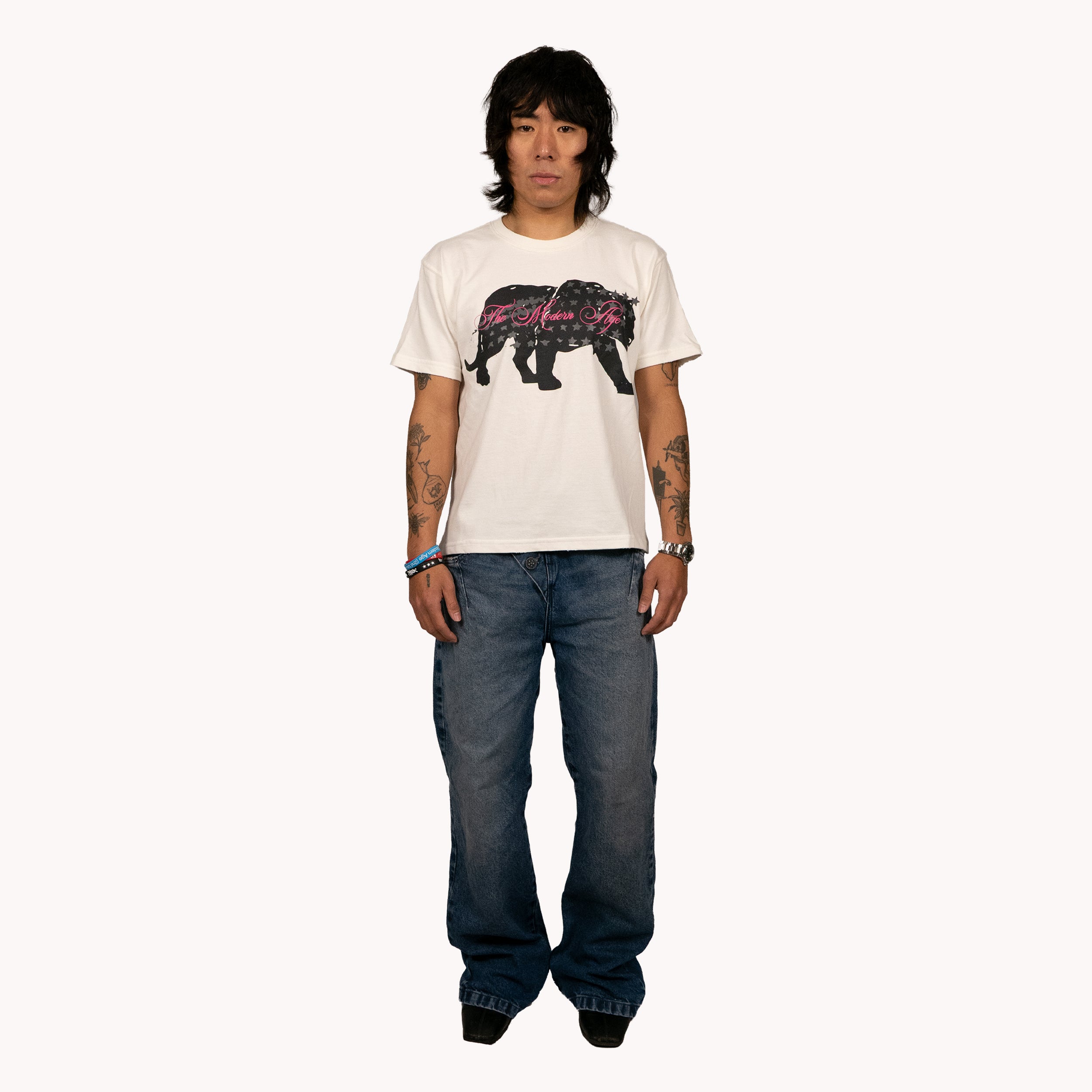 Camiseta "Puma" Branca