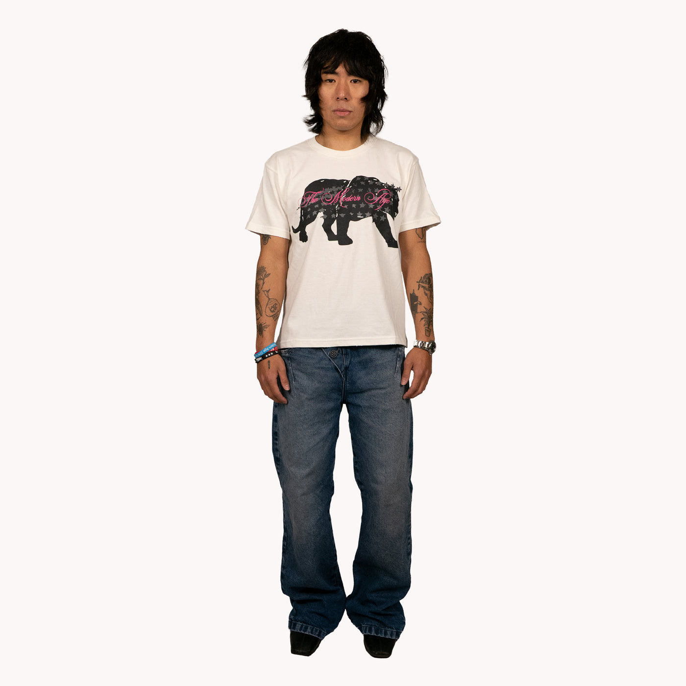 Camiseta "Puma" Branca