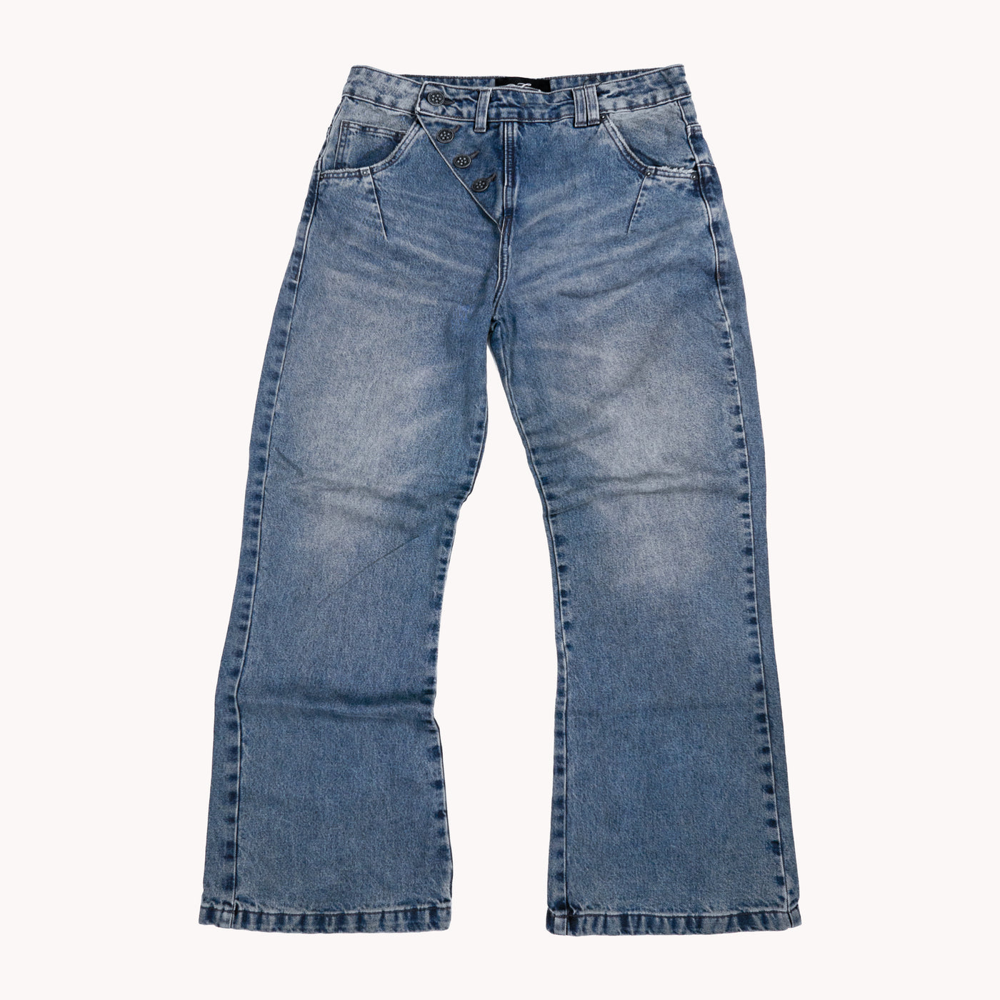 Jeans "Sashiko" BootCut Blue