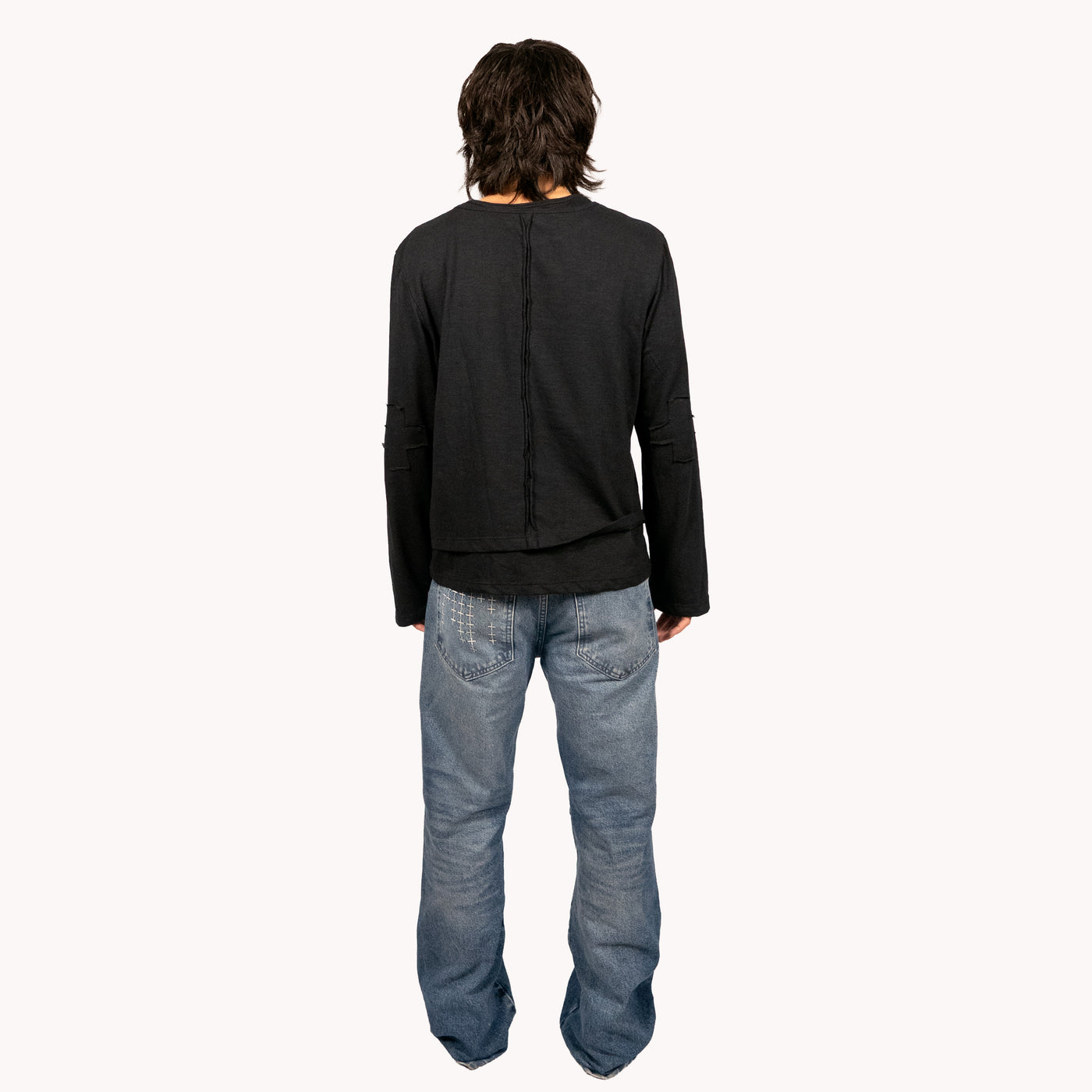 Jeans "Sashiko" BootCut Blue