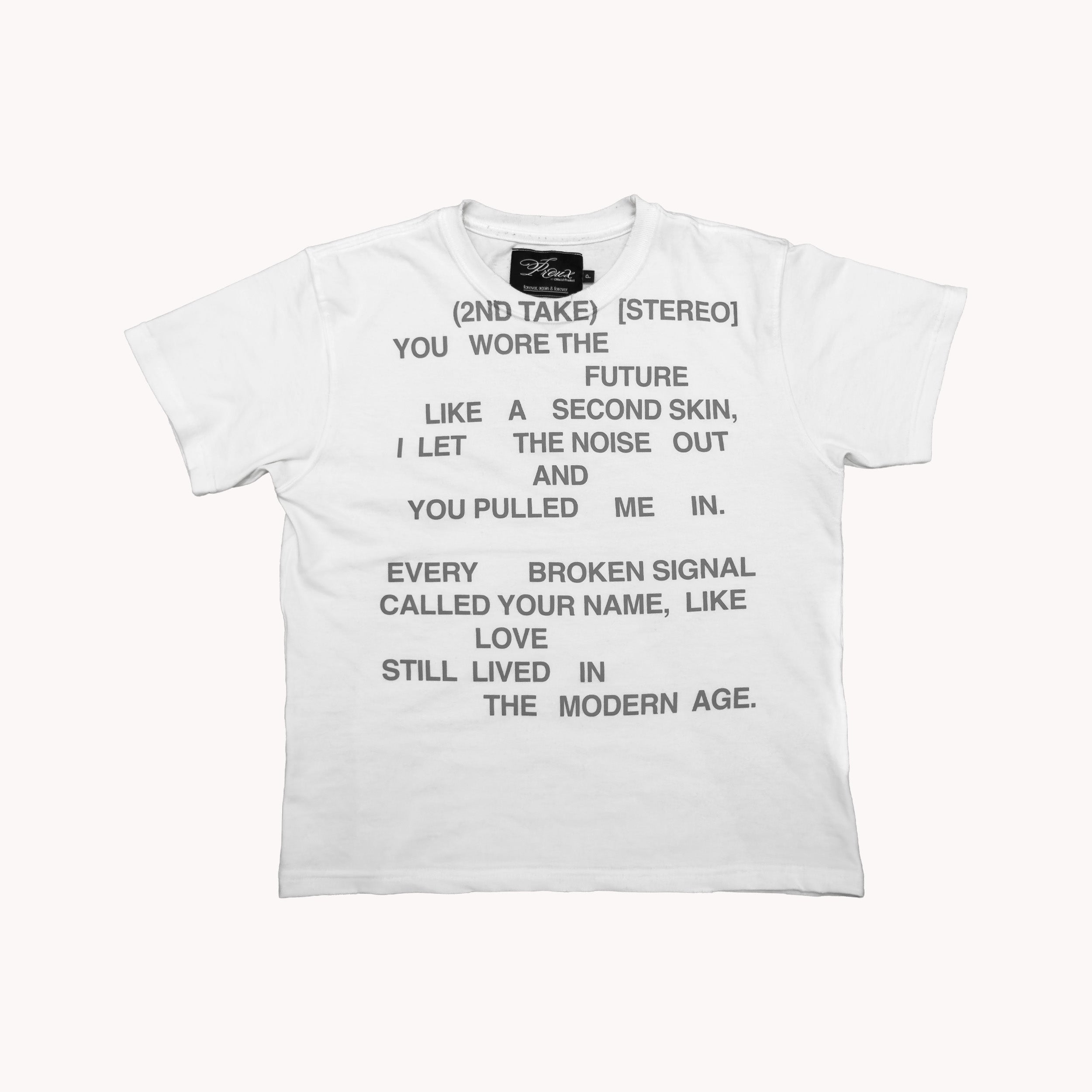 Camiseta "Junya Stereo" Branca