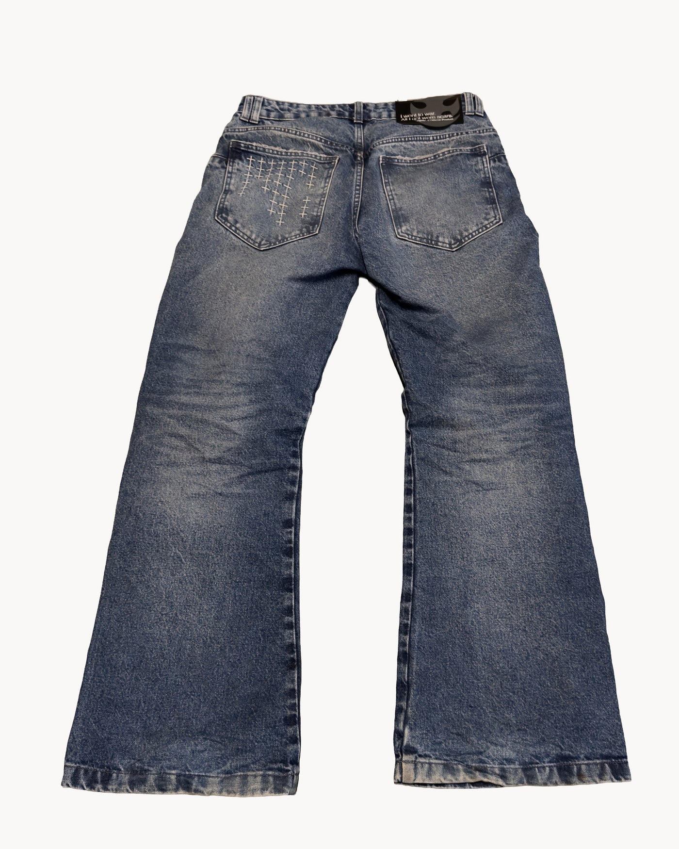 Jeans "Sashiko" BootCut Blue