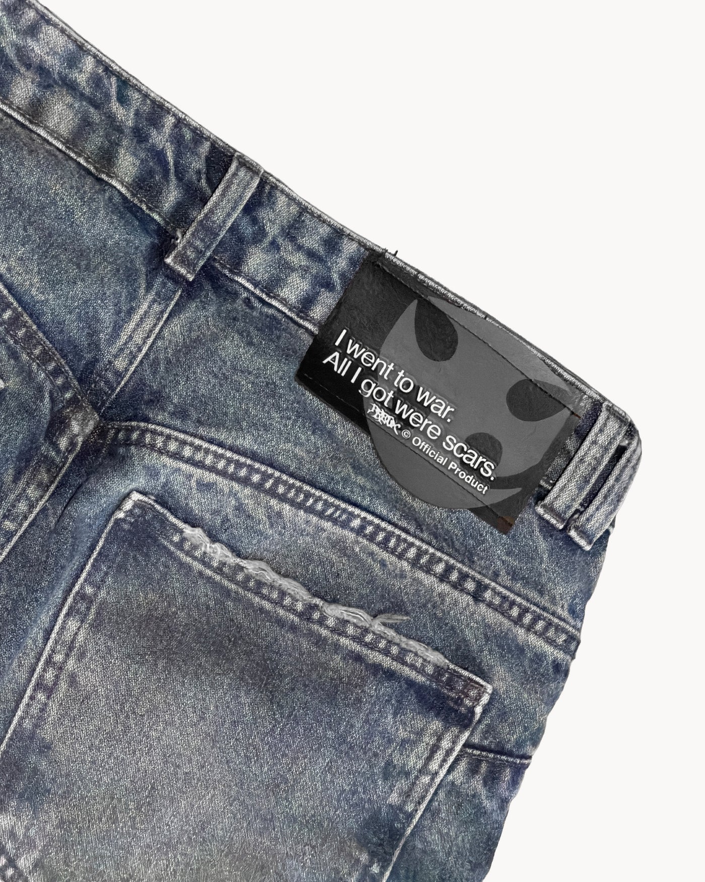 Jeans "Sashiko" BootCut Blue